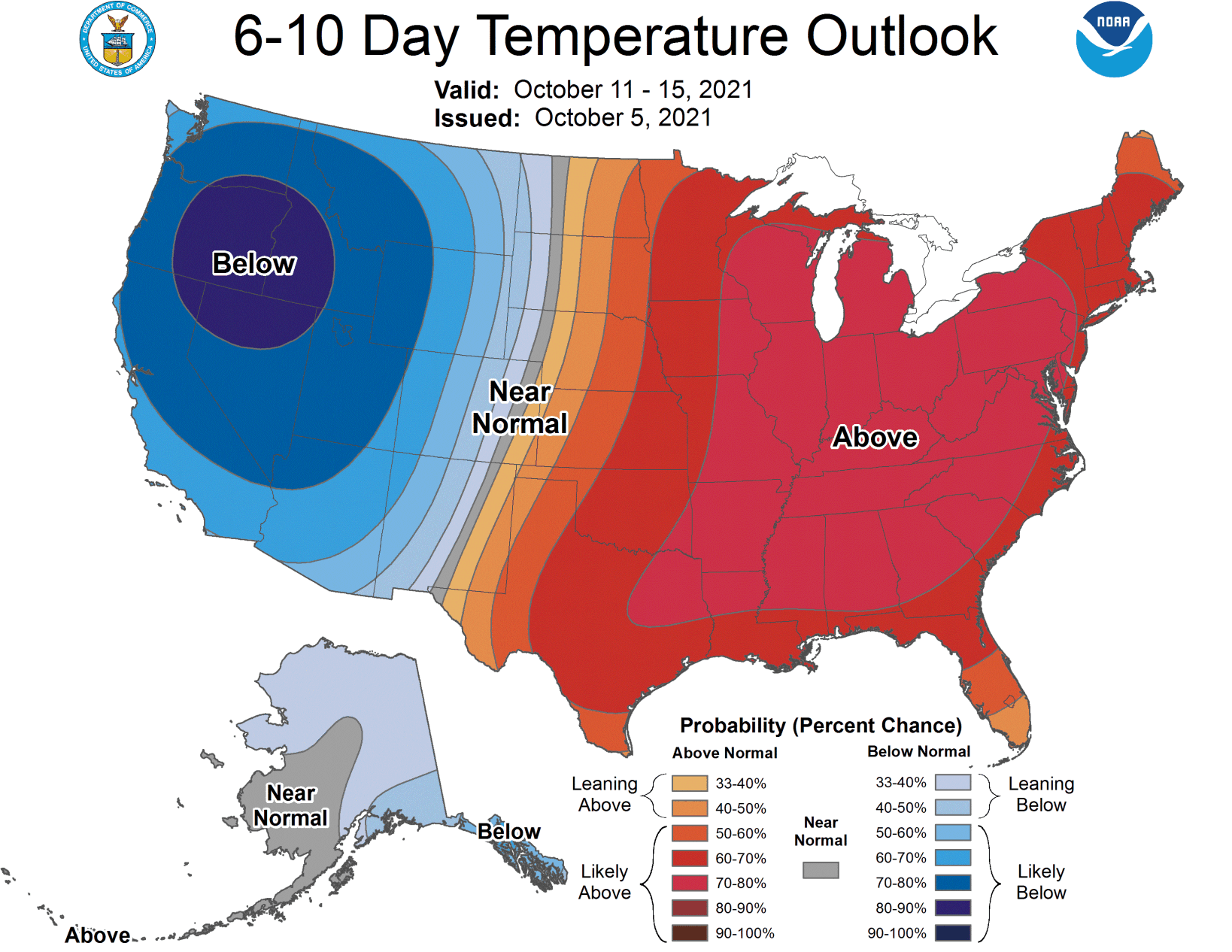 6-10 Day Temperature Outlook